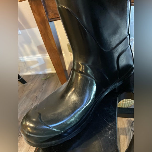 Hunter Tall Gloss Black Rain Boots - Picture 6 of 10